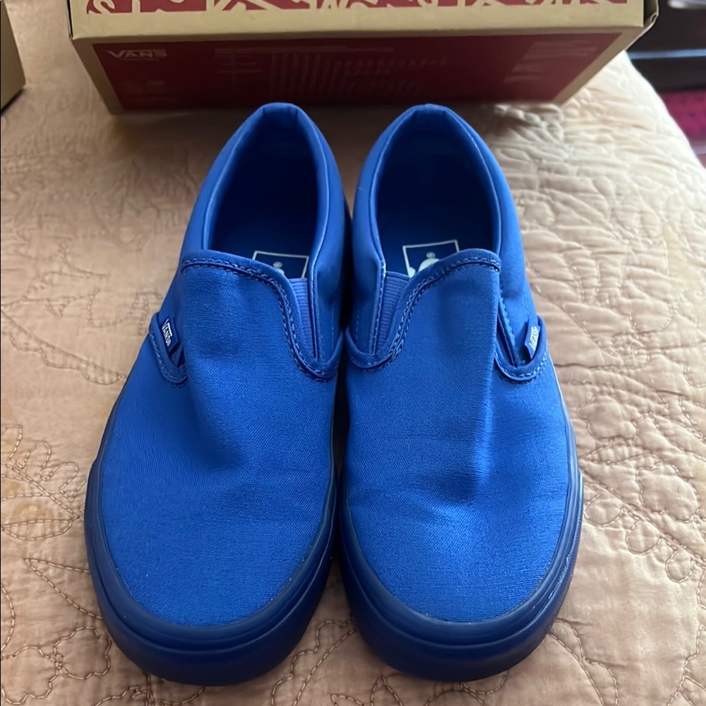 Vans Blue Sneakers Casual Slip-On